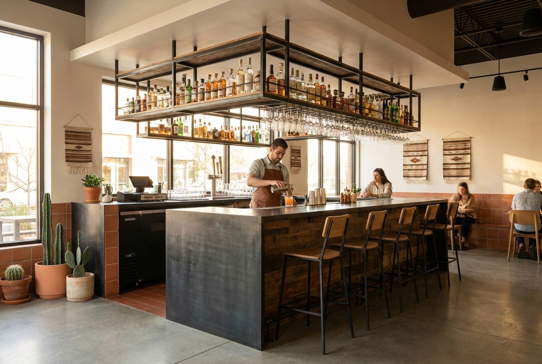 The bar