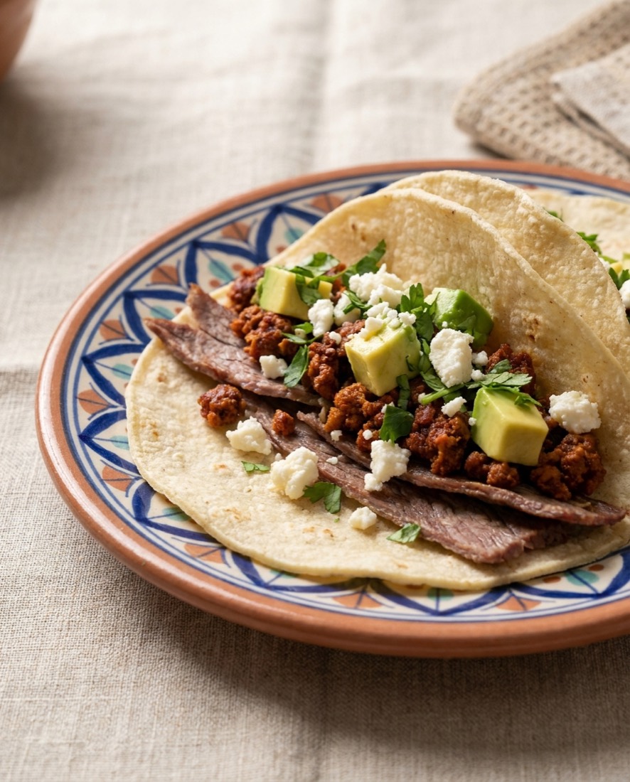 Campechano taco