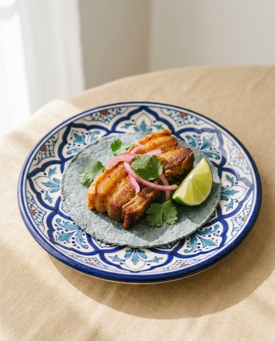 Lechón Confitado taco